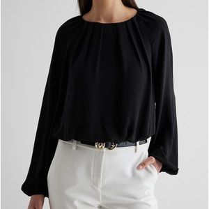 NWT Express Balloon Sleeve Top Size L